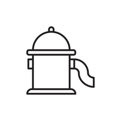 Poster - Fire hydrant icon web design in vector