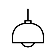 Poster - Hanging light icon web design in vector