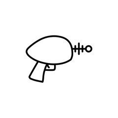 Aufkleber - Laser gun icon web design in vector