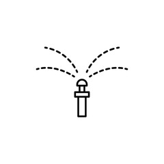 Poster - Lawn sprinkler icon web design in vector