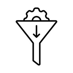Poster - Lead generation icon web design in vector