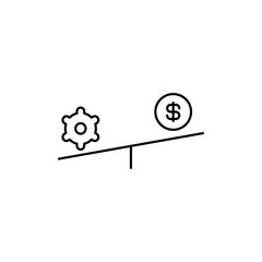 Poster - Leverage icon web design in vector