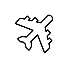 Aufkleber - Military aircraft icon web design in vector