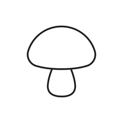 Aufkleber - Mushroom icon web design in vector