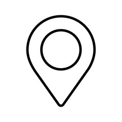 Poster - Navigation pin icon web design in vector