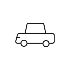 Aufkleber - Pushing car icon web design in vector