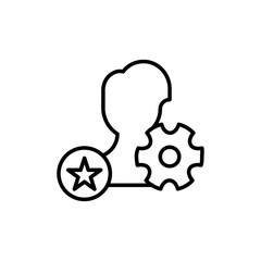 Poster - Skills icon web design in vector