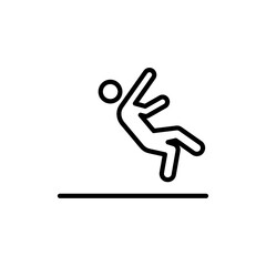 Poster - Slippery floor icon web design in vector