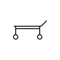 Aufkleber - Stretcher icon web design in vector