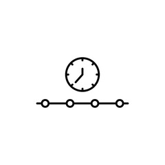 Aufkleber - Timeline icon web design in vector