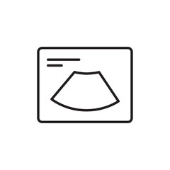 Poster - Ultrasonography icon web design in vector