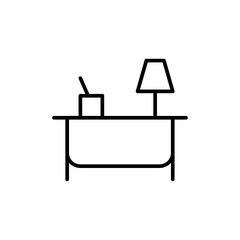 Poster - Workspace icon web design in vector