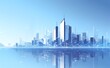 © 学习 电脑 - abstract blue city