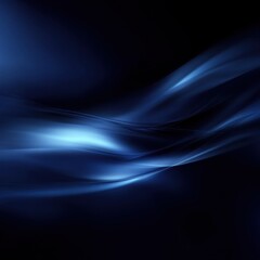 Aufkleber - A serene display of soft blurred light patterns against a dark blue background, creating a calming atmosphere suitable for relaxation or meditation