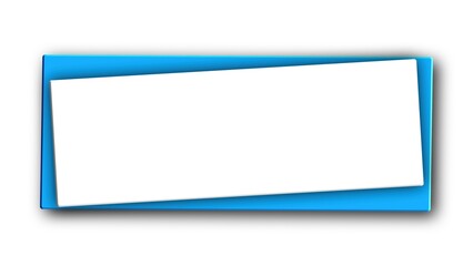Poster - 3d render Square Banner