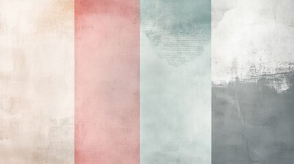 Poster - A digital paper texture with soft pastel colors and subtle patterns for an understated design.