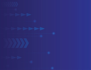 Poster - Modern Technology Background in Blue Colors with Place for Text. Backgrounds, textures and graphic design elements vector art