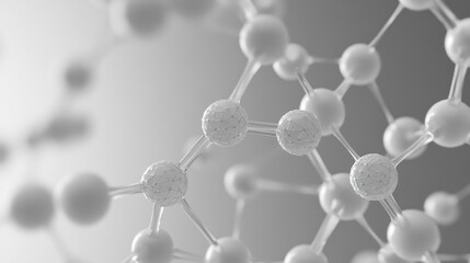 Poster - Close-up of molecular structures illustrating scientific concepts.