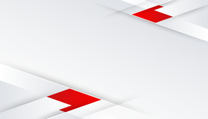 Aufkleber - Red curve on a white background vector