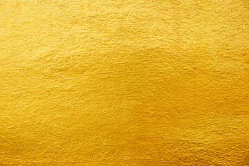 Poster - Golden texture cement wall background.