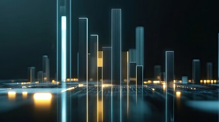 Poster - 3D Digital Bar Graph Visualization