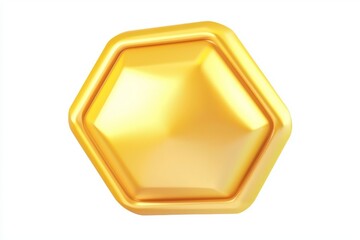 Poster - A photorealistic 3D abstract of a dodecahedron. Stylish background with a geometric Platonic solid. Clean design perfect for posters, covers, branding, banners, and placards.