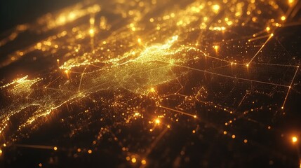 Poster - Glowing 3D Representation of Global Connectivity