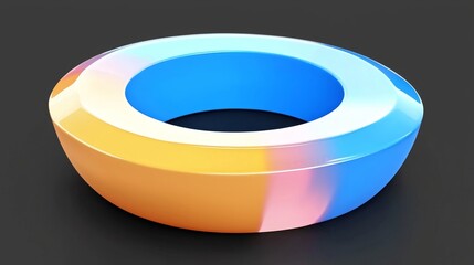 Poster - Realistic light splitting. Luxury and modern background with dispersion and iridescent effects.