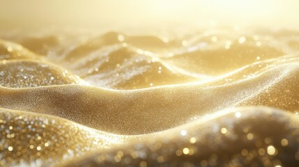Poster - Shimmering Golden Abstract Background Design