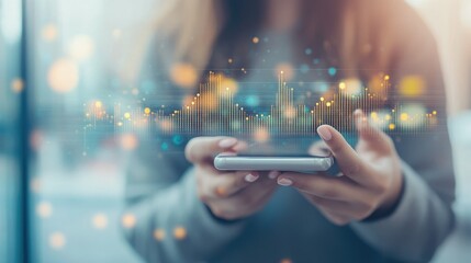 Poster - Market Analysis on Smartphone with Graph Display