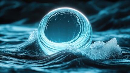 Poster - Abstract 3D Waves Representation in Water Visuals