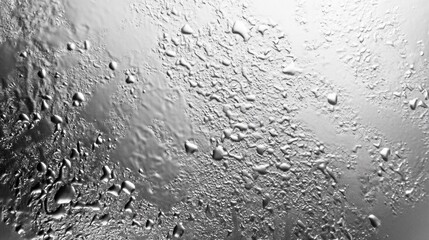 Poster - A blurry image of water droplets on a window
