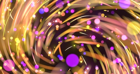 Poster - Particle or space traveling.Particle or space traveling.