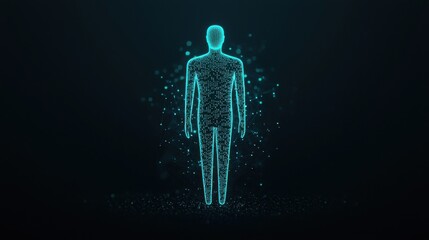 Poster - Exploring the virtual human form digital art showcase online gallery visual experience futuristic environment immersive viewpoint technology concept