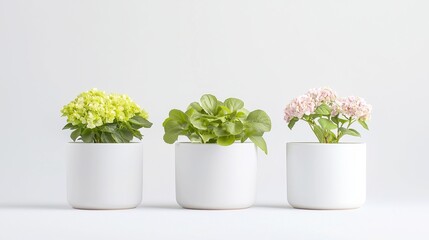 Poster - Colorful pots, vibrant hues, spacious arrangement, inviting atmosphere, lively decor, cheerful presentation, artistic display, enhancing interior ambiance