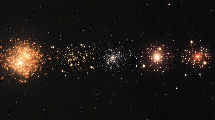 Wall Mural - background with stars