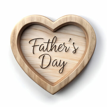 a heart shaped frame with a design of a fathers da