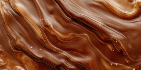 Poster - Rich, velvety chocolate swirl in a compact view