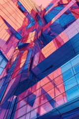 Poster - A tall building with numerous windows, suitable for architecture or cityscape images
