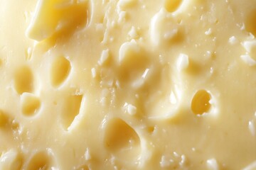 Poster - A close-up shot of creamy macaroni and cheese, perfect for food blogs or social media posts