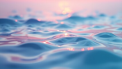 Wall Mural - water surface texture with soft pastel colors, abstract background