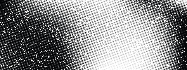 Poster - Distressed black noise texture. Grain particles bg. Gritty texture sand. Subtle halftone vector texture overlay. Monochrome abstract splattered background. Vector illustration.