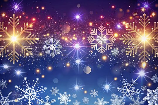Merry Christmas and Happy New Year Background