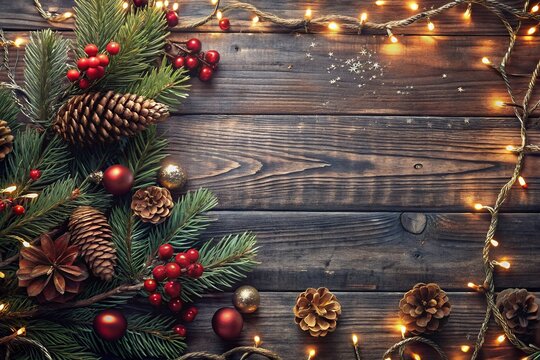 christmas background with christmas tree Merry Christmas and Happy New Year Background
