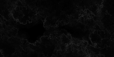 Wall Mural - grunge dark black and white pattern of cracks and scuffs black marble abstract design. stone old tex
