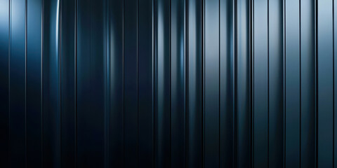 Aufkleber - A blue wall with a series of vertical lines