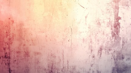 Poster - Gradient background showcasing a weathered wall with cracks, stains, and a textured surface, creating a vintage or grunge aesthetic