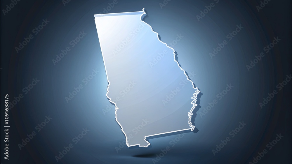 State Background Simple State Vector Illustration in Low Light Photography Style Isolated on ...