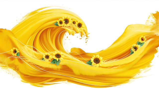 blooming tides petal drift wave garden inked blossoms flowing flora petal streams whispering waves floral currents ink ripple blooms