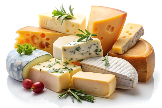 Types of cheese.
